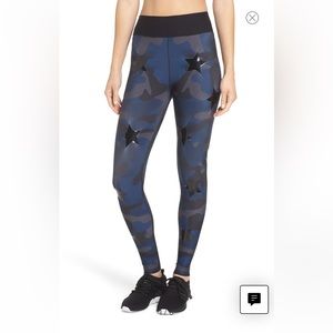 Ultracor Blue Camo Star Knockout Leggings. Never worn. Size small ( 6)